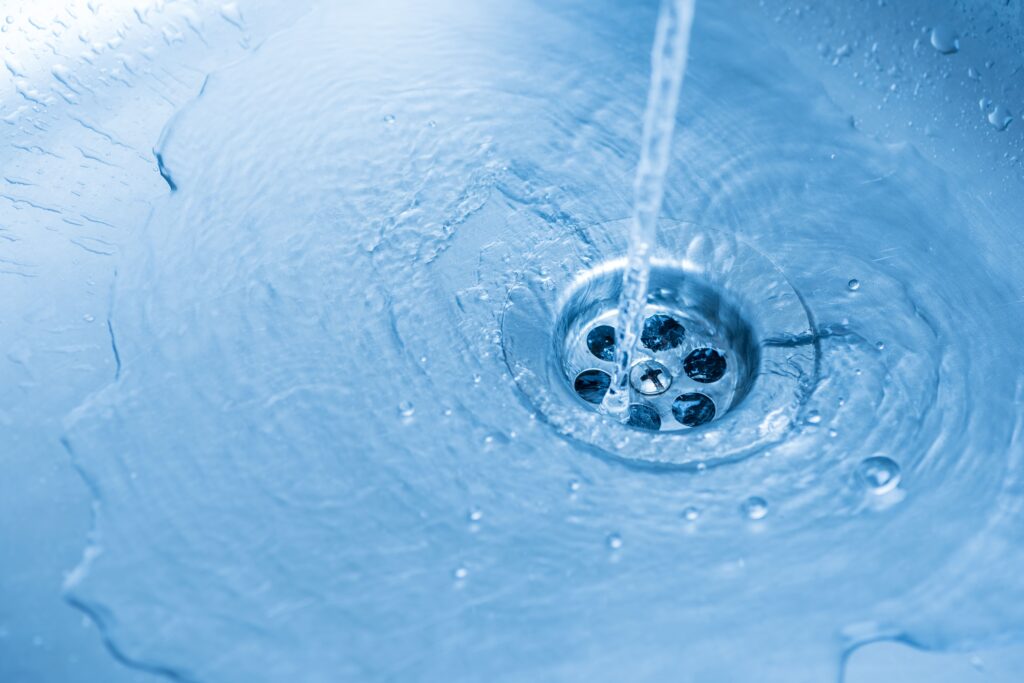 Water in Washbasin